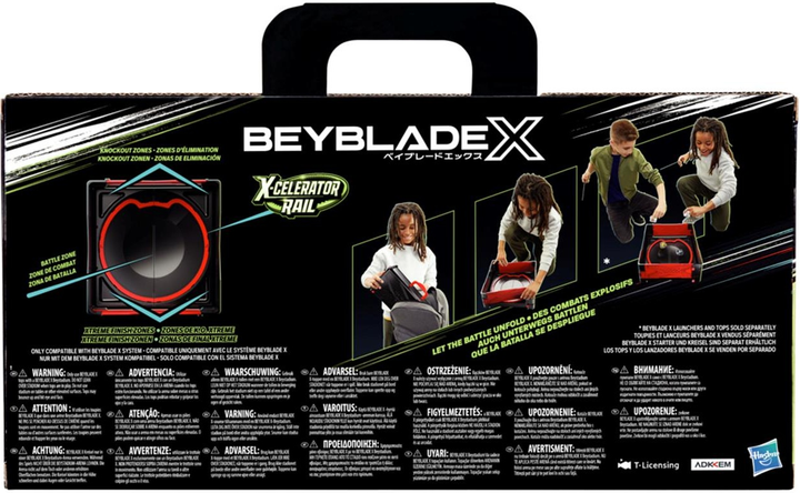 Zestaw zabawek Hasbro Bey Blade X: X-Celerator Rail Clash & Carry Beystadium G0841 (5010996287281) - obraz 2