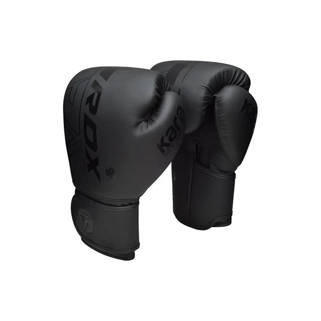 Боксерские перчатки RDX F6 Kara Matte Black 14 унцій (BGR-F6MB-14OZ) - Фото 2 Боксерские перчатки RDX F6 Kara Matte Black 14 унцій (BGR-F6MB-14OZ) - изображение 2