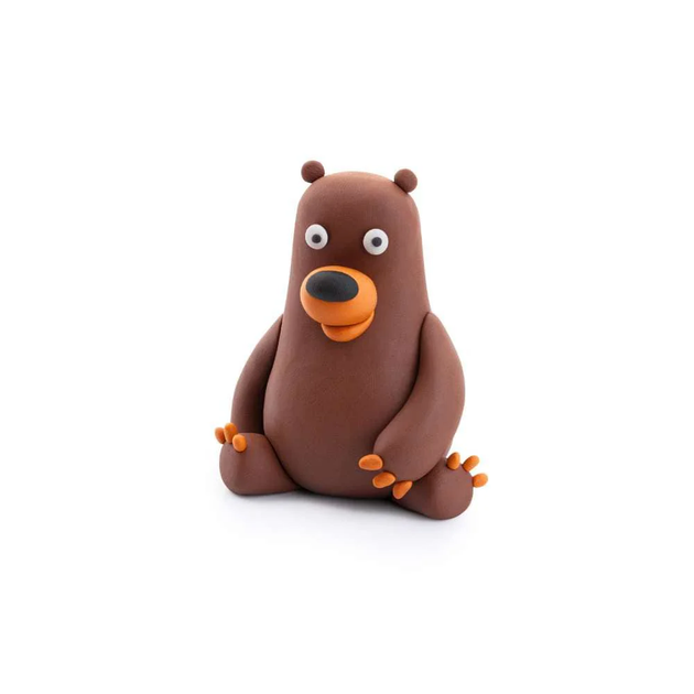 Masa plastyczna Hey Clay Niedźwiedź HCL30105CEE3 (5904754607520) - obraz 2