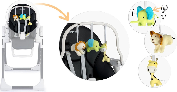 Pałąk z zabawkami do krzesełka Ricokids Belo/Lindo/Tugo (5903890602987) - obraz 5