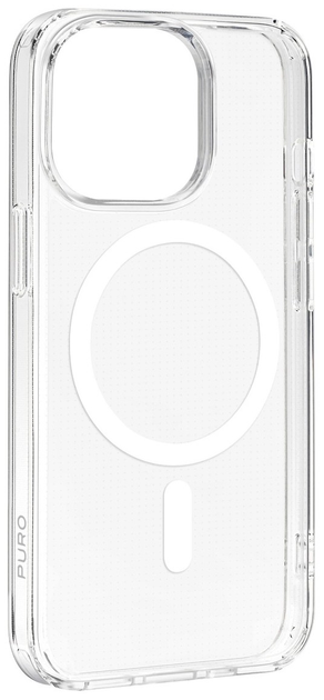 Etui Puro Lite Mag MagSafe do Apple iPhone 15 Pro Transparent (8018417455643) - obraz 1
