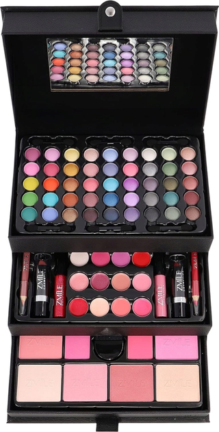 Набір декоративної косметики Zmile Cosmetics Beauty Case Чорний (4038432014452) - зображення 2