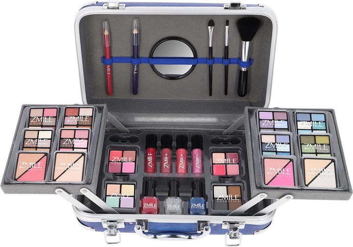 Zestaw kosmetyków do makijażu Zmile Cosmetics Traveller Blue w walizce (4038432014681) - obraz 4