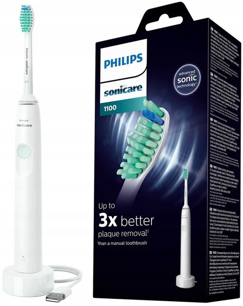 Електрична зубна щітка Philips Series 1100 HX3641/11 - зображення 1