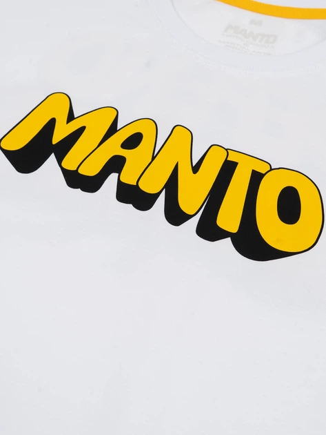 Футболка MANTO t-shirt THICKO OVERSIZE white XL - зображення 4