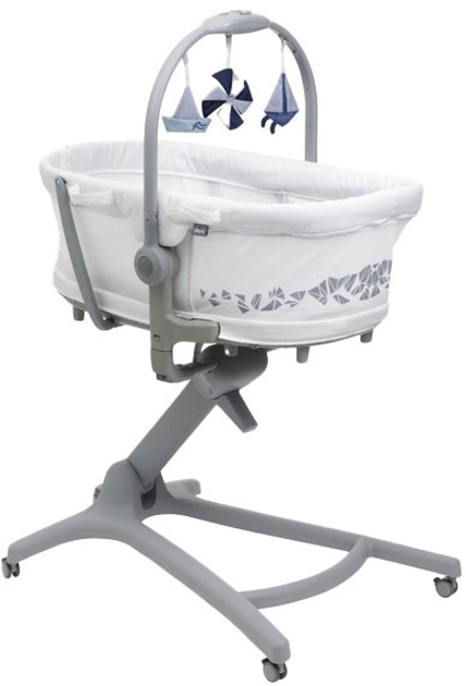 Łóżeczko dziecięce wielofunkcyjne Chicco Baby Hug Pro 5 w 1 Białe (8058664173266) - obraz 1