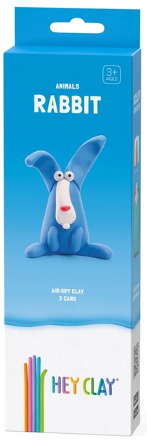 Masa plastyczna Hey Clay Królik HCL30050CEE3 (5904754607810) - obraz 1