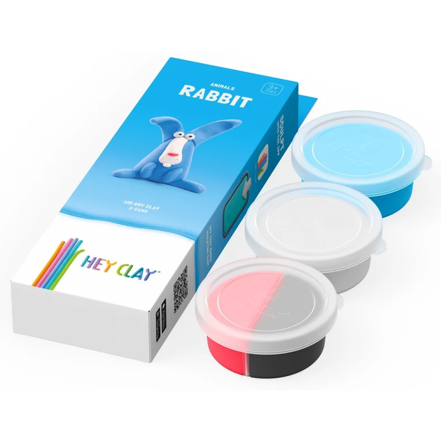 Masa plastyczna Hey Clay Królik HCL30050CEE3 (5904754607810) - obraz 2