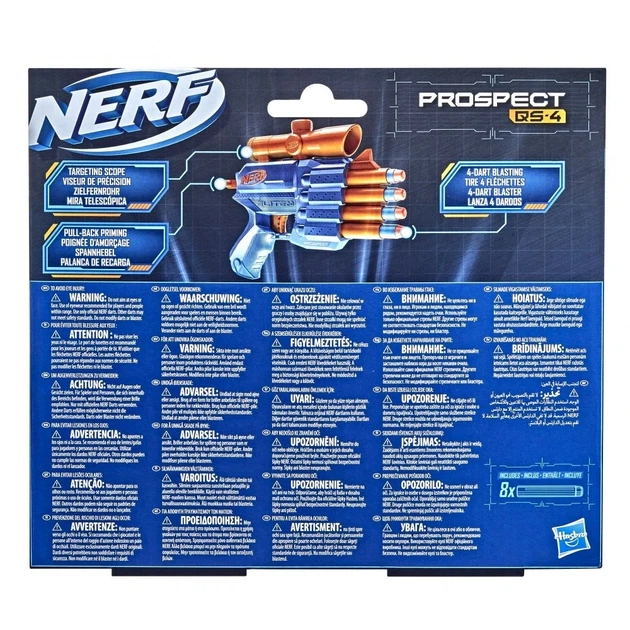 Бластер игрушечный Hasbro Nerf Elite 2.0 Prospect QS-4 (F4190) - изображение 4