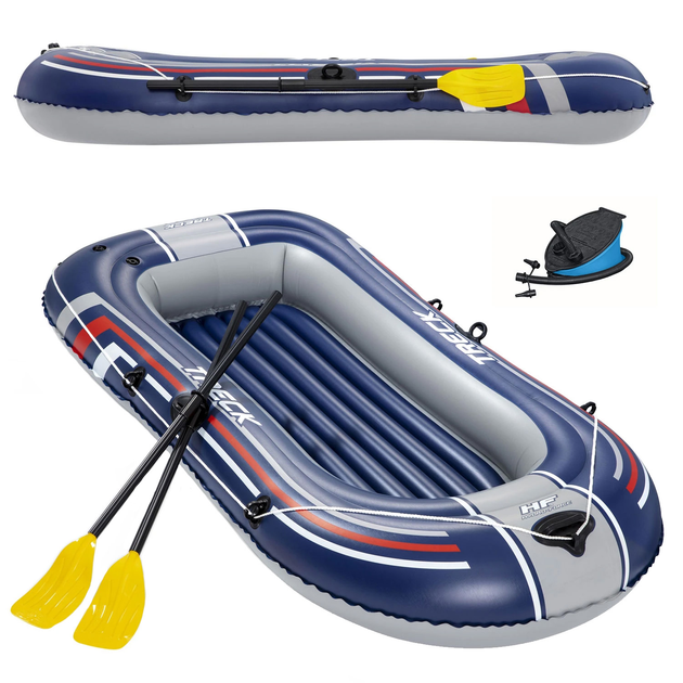 Ponton dmuchany Bestway Hydro-Force Treck X1 228 x 121 cm 61083 (6942138948530) - obraz 1