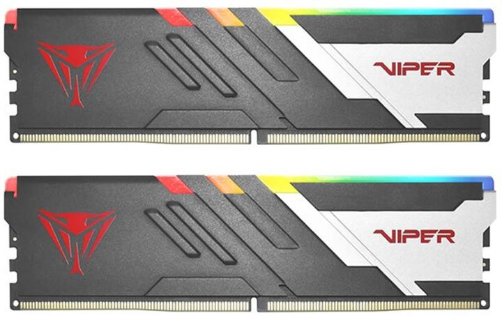 Оперативна памʼять Patriot DDR5-5600 65536MB PC5-44800 (Kit of 2x32768) Viper Venom RGB (PVVR564G560C40K) - зображення 1