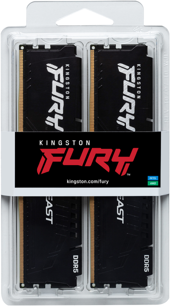 Оперативна пам'ять Kingston Fury Beast DDR5-6800 32768MB PC5-54400 (Kit of 2x16384) Black (KF568C34BBK2-32) - зображення 6