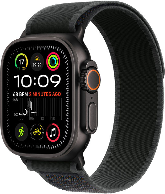 Pasek Apple TrailLoop Black Titanium Finish do Apple Watch 49mm Black S/M (APL_MYQ53) - obraz 2