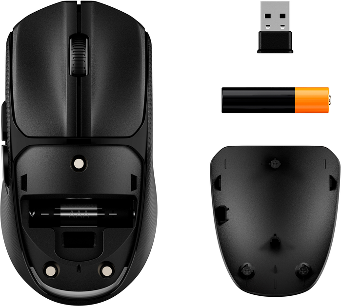 Mysz HyperX Pulsefire Fuse Wireless/Bluetooth Black (A1KY6AA) - obraz 9