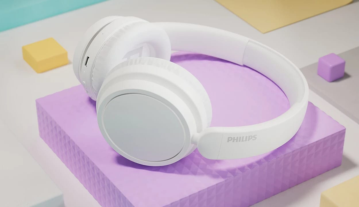 Słuchawki Philips TAH5209 Over-Ear Wireless White (TAH5209WT/00) - obraz 9