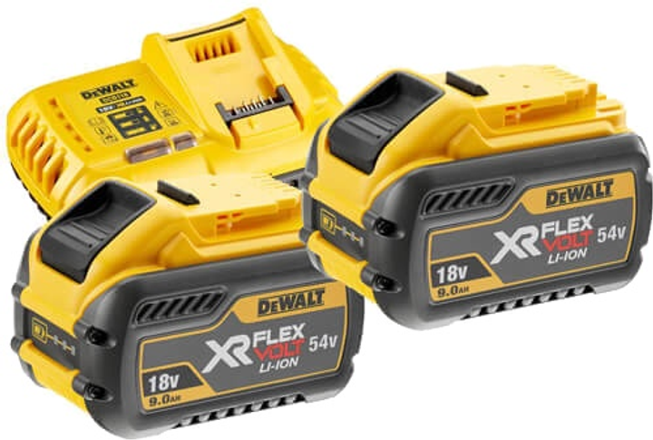 Ładowarka do narzędzi DeWalt 18 V, 54 V, 8 A, 2 x akumulatory do narzędzi (5035048664797) - obraz 2