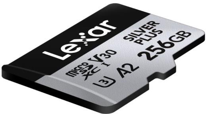 Karta pamięci Lexar Professional Silver Plus microSDXC 256 GB UHS-I U3 V30 A2 (843367135349) - obraz 4