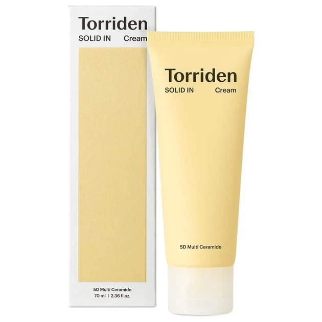 Зволожувальний крем для обличчя Torriden Solid In 5D Multi Ceramide Cream з церамідами 70 мл - зображення 3