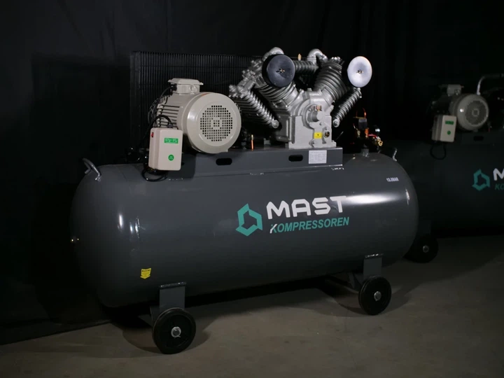 Поршневой компрессор MAST 2105/500L 400V 12.5BAR - Фото 4 Поршневой компрессор MAST 2105/500L 400V 12.5BAR - изображение 4