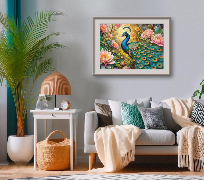 Puzzle CherryPazzi Peacock s paradise 1000 elementów 30929 (5903728730929) - obraz 6