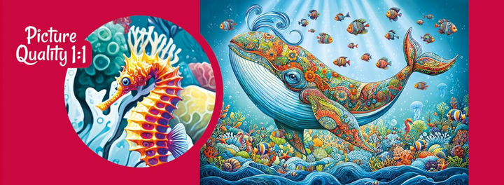 Puzzle CherryPazzi Prince of whales 1000 elementów 30974 (5903728730974) - obraz 2