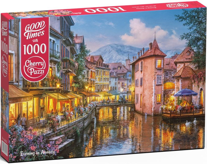 Пазли CherryPazzi Evening in Annecy 1000 елементів 30257 (5903728730257) - зображення 1