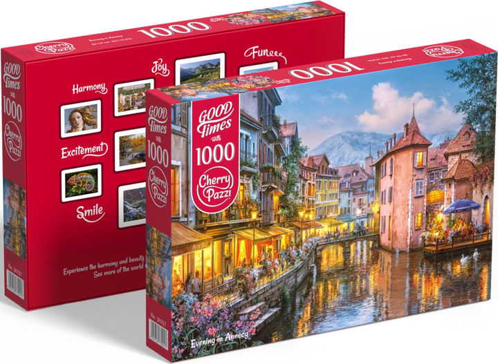 Пазли CherryPazzi Evening in Annecy 1000 елементів 30257 (5903728730257) - зображення 7
