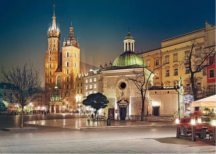 Puzzle CherryPazzi Market square in Cracow 1000 elementów 30004 (5903728730004) - obraz 2