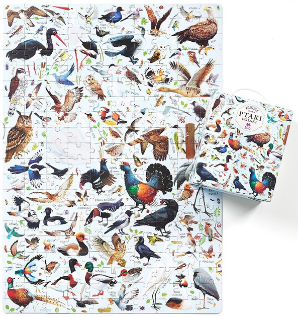 Пазли CzuCzu Puzzlove Птахи Польщі 200 елементів 493204 (5902983493204) - зображення 4