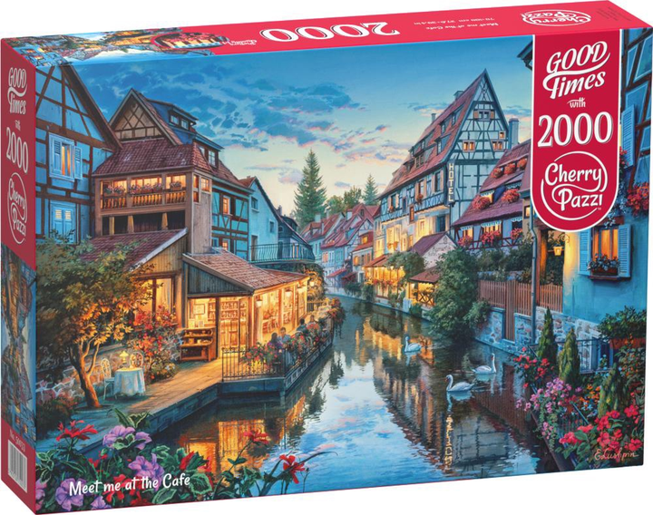 Puzzle CherryPazzi Meet me at the cafe 2000 elementów 50033 (5903728750033) - obraz 1