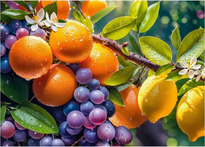 Puzzle CherryPazzi Sunny fruits 1000 elementów 30738 (5903728730738) - obraz 2