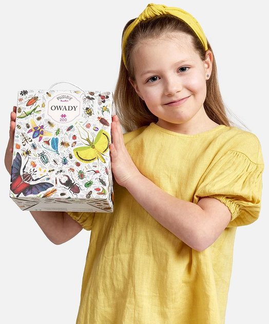Пазли CzuCzu Puzzlove Комахи 200 елементів 493631 (5902983493631) - зображення 4
