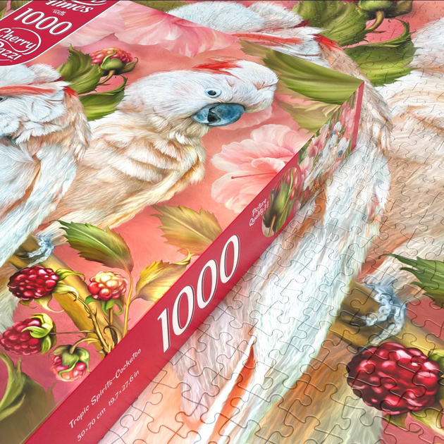 Пазли CherryPazzi Тропічні Духи: Какаду 1000 елементів 30462 (5903728730462) - зображення 4