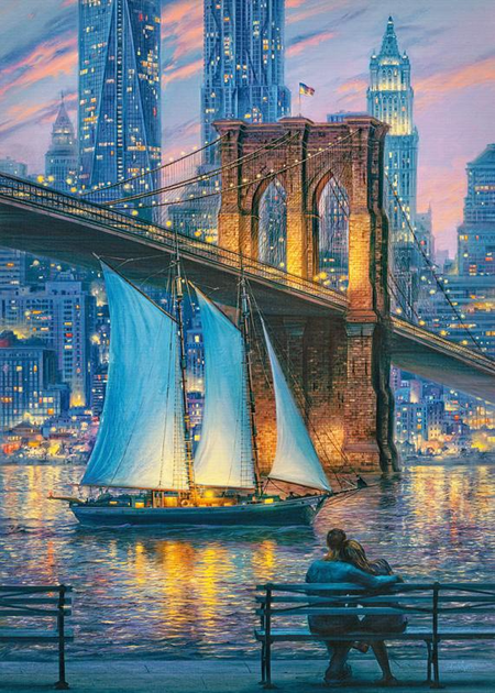 Puzzle CherryPazzi Dream for two in New York 1000 elementów 30288 (5903728730288) - obraz 3