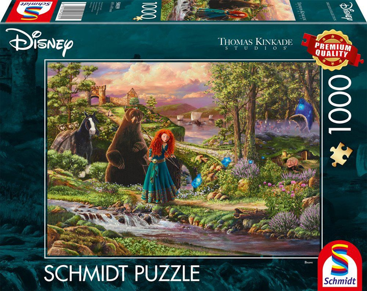 Puzzle Schmidt Spiele T.Kinkade Merida waleczna 1000 elementów 112965 (4001504580391) - obraz 1