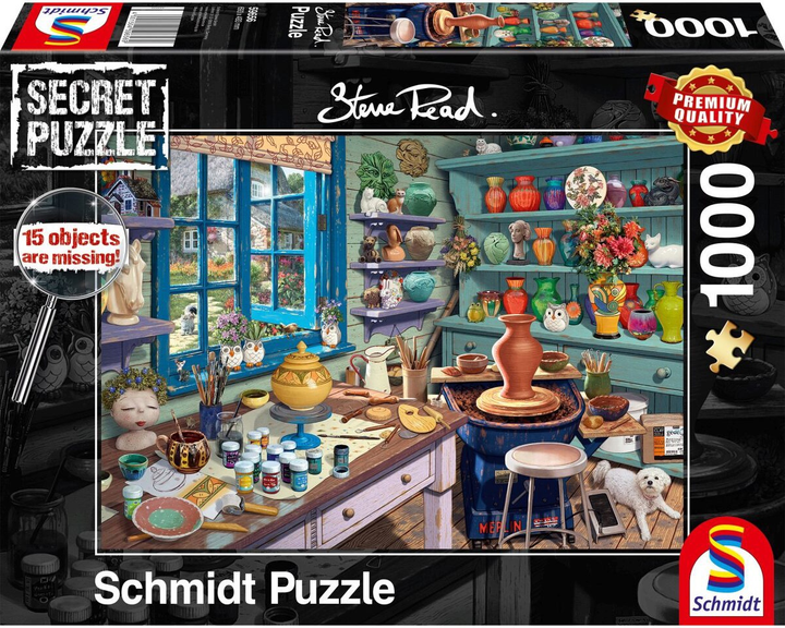 Puzzle Schmidt Spiele S. Read Pracownia artystyczna 1000 elementów 109081 (4001504596569) - obraz 1