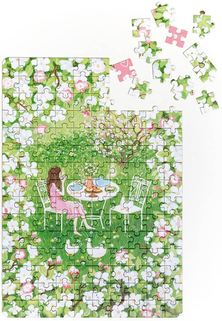 Набір пазлів CzuCzu Puzzlove Час для квітів 4 x 150 елементів 493822 (5902983493822) - зображення 3