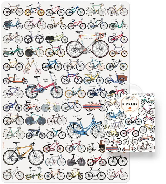 Puzzle CzuCzu Puzzlove Rowery 1000 elementów 493622 (5902983493662) - obraz 2