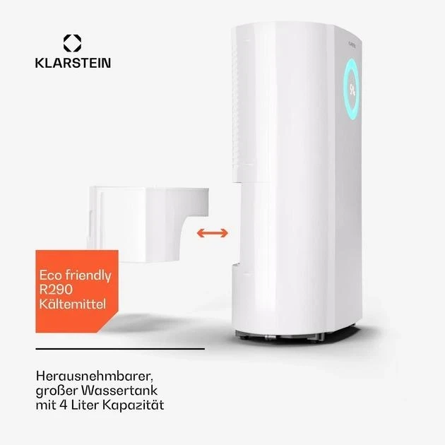 Осушитель воздуха KLARSTEIN DryFy Pro Connect 20 Белый - изображение 6