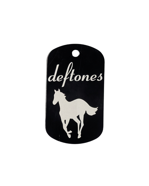 Підвіска Жетон+ланцюжок Deftones двохстороннє гравіювання - Фото 3 Підвіска Жетон+ланцюжок Deftones двохстороннє гравіювання - зображення 3