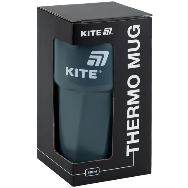 Термокружка Kite K25-1220-1, 450 мл,сіра - изображение 6