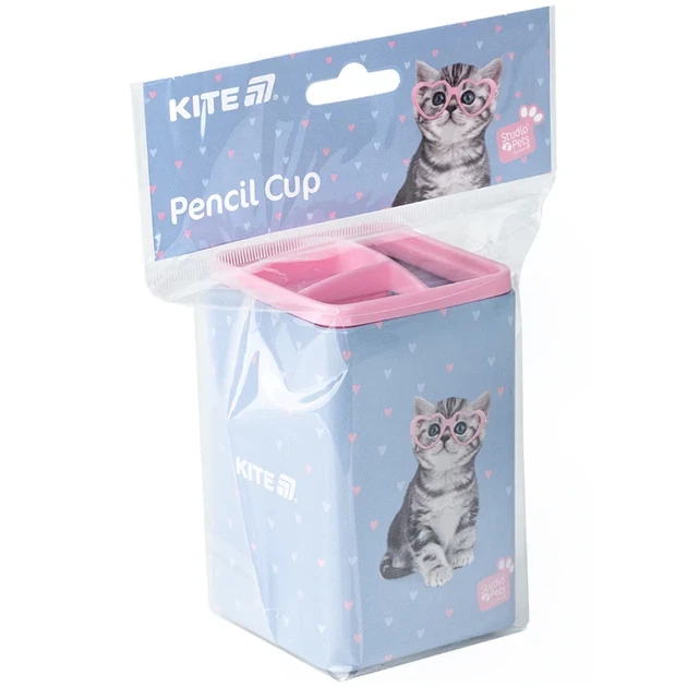Стакан-підставка квадратна Kite Studio Pets SP25-105 - Фото 2 Стакан-підставка квадратна Kite Studio Pets SP25-105 - изображение 2