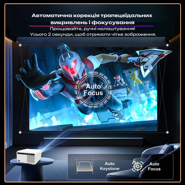 Мини-проектор Everycom Cubelite MINI портативный Android 12 проектор для презентаций и офиса просмотра фильмов Led проектор с Wifi и Bluetooth - изображение 9