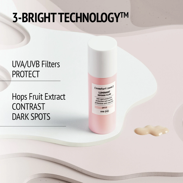 Сонцезахисний флюїд Comfort Zone Luminant Defense SPF 50+ 30 мл (8004608517955) - зображення 2