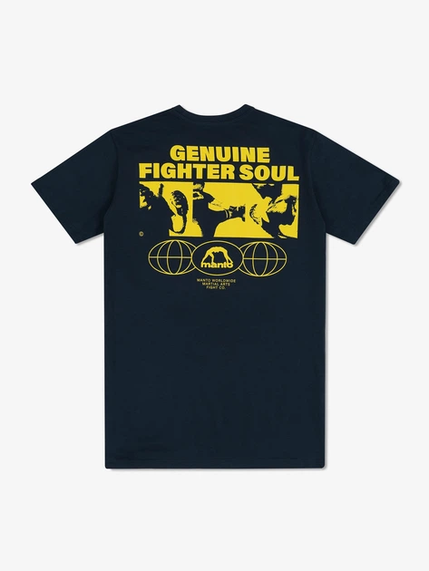Футболка MANTO t-shirt FIGHTER SOUL Navy Blue S - зображення 2
