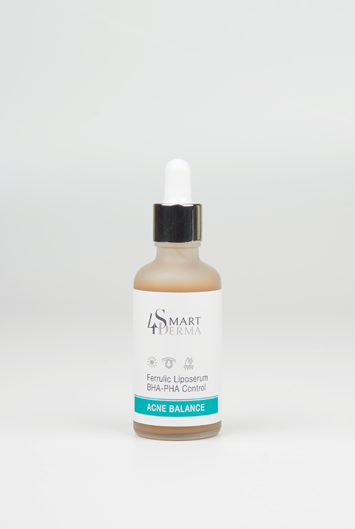 Ліпосомальна сироватка з феруловою кислотою Smart4Derma ferrulic liposerum bha-pha control 50 мл - Фото 1 Ліпосомальна сироватка з феруловою кислотою Smart4Derma ferrulic liposerum bha-pha control 50 мл - зображення 1