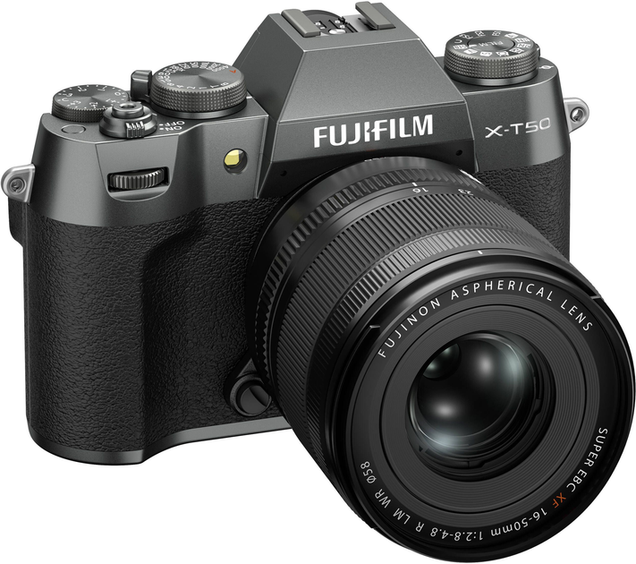 Беззеркальный фотоаппарат Fujifilm X-T50 + XF 16-50mmF2.8-4.8 R LM WR Kit Charcoal silver (16828650) - Фото 4 Беззеркальный фотоаппарат Fujifilm X-T50 + XF 16-50mmF2.8-4.8 R LM WR Kit Charcoal silver (16828650) - изображение 4