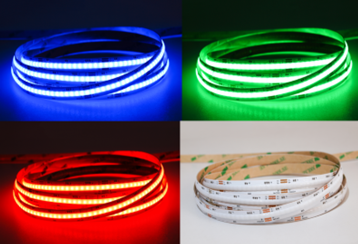 Taśma LED MW Power 12V COB RGB IP20 5 m (5902135163948) - obraz 2