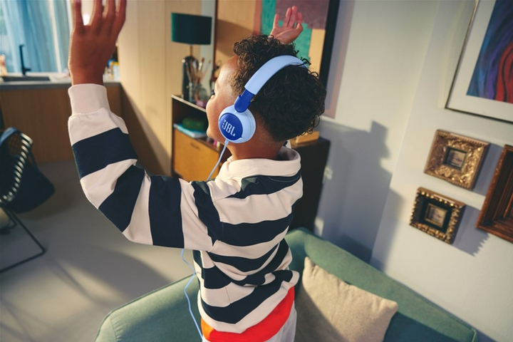 Навушники JBL Junior 320 Blue (JBLJR320BLU) - зображення 8