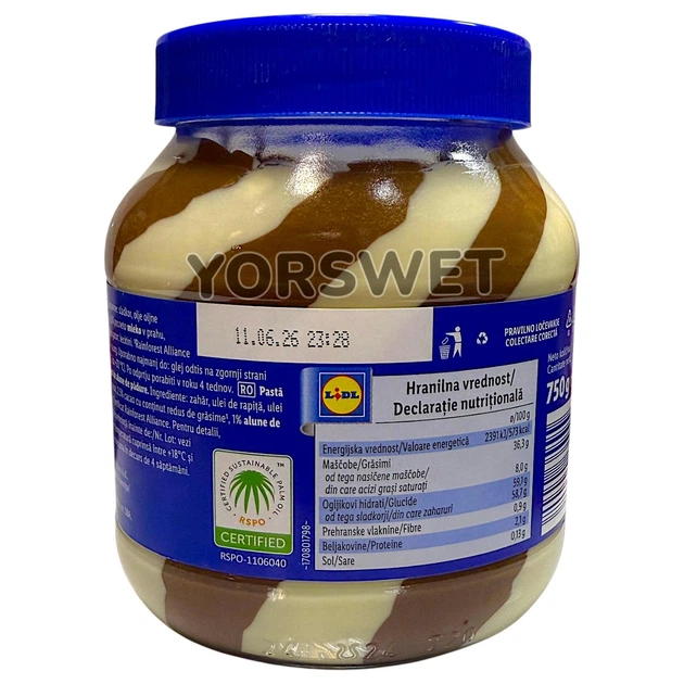 Шоколадна паста Mister Choc Choco Duo 750 г (0249) – купить в